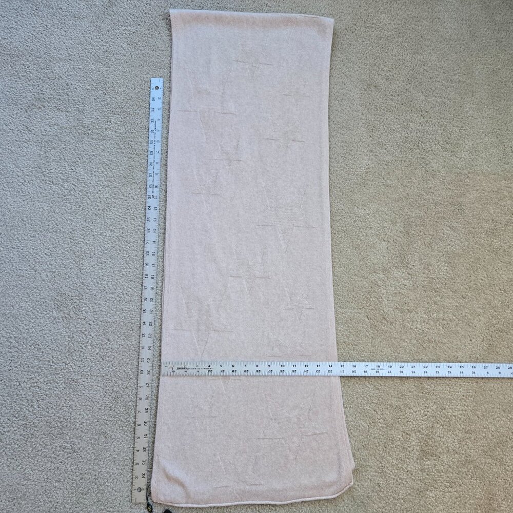 NWT Olivier Goureau Paris Embossed Star Scarf - Picture 5 of 13